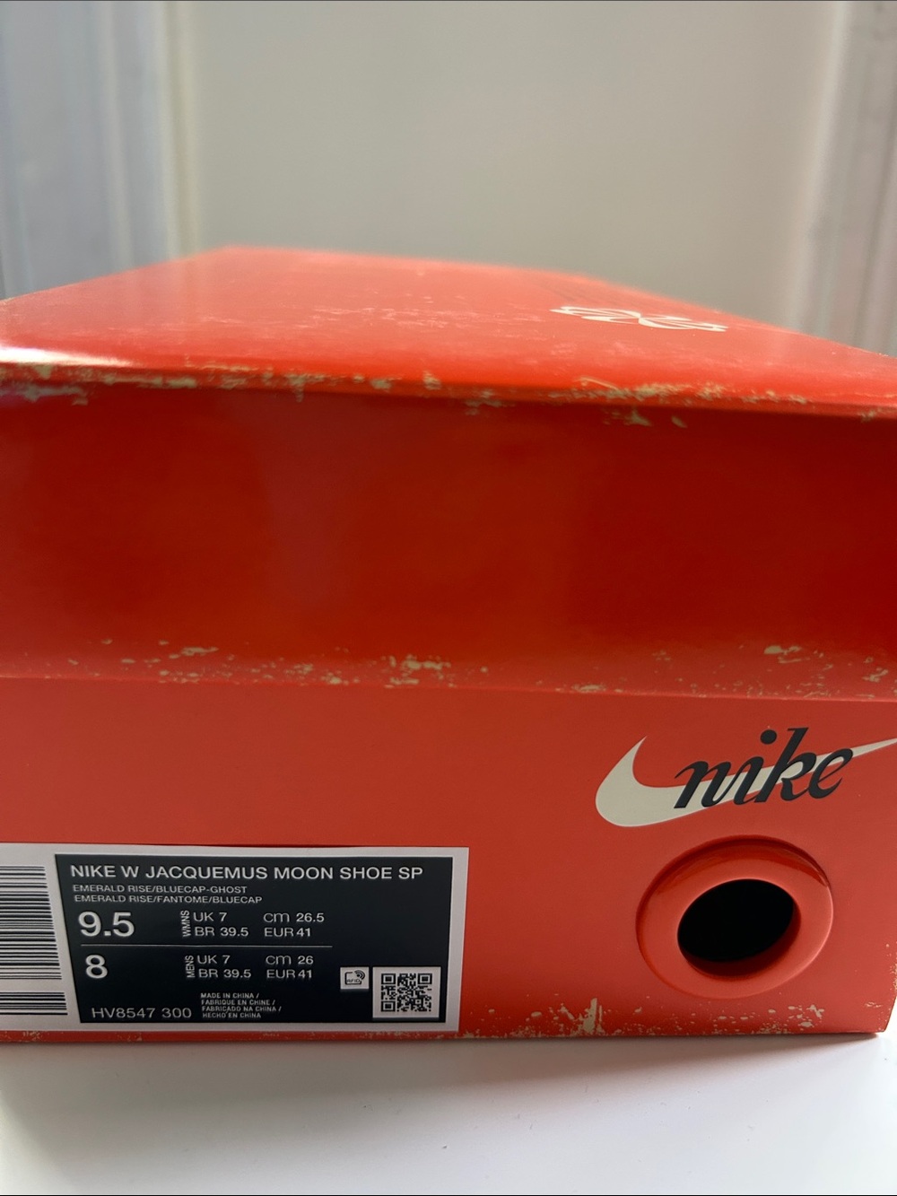 Nike x Jacquemus Moon Shoes, size 9.5W/8M. New in box. - Picture 6 of 9